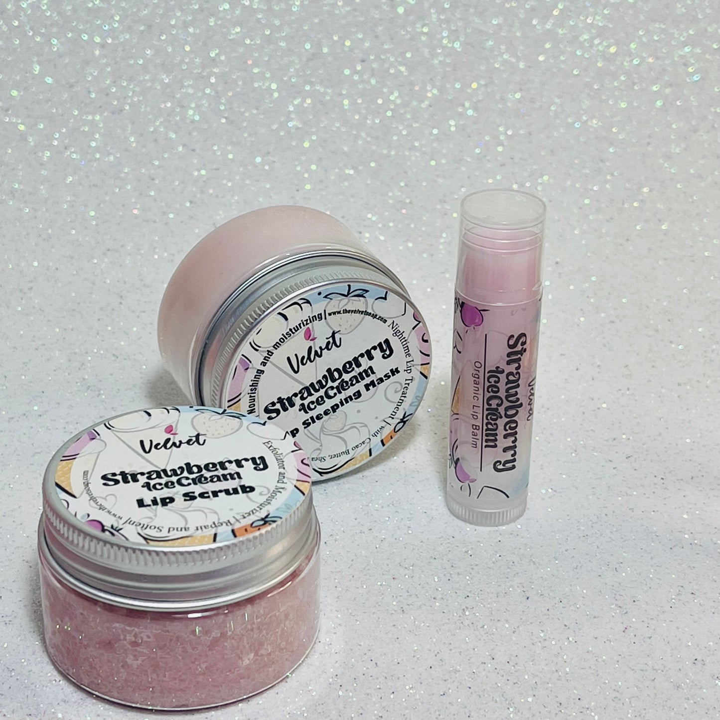 Strawberry Icecream lip sleeping mask